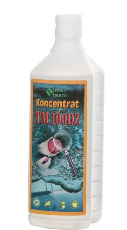 Skoncentrowany preparat dezynfekcyjno–myjący TM100DZ 1L InterTeam