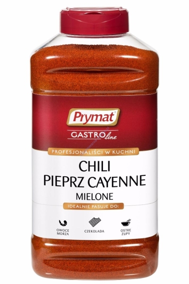 Chili - pieprz cayenne 720g Catering PET Prymat