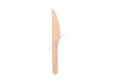 Nóż drewniany jednorazowy 100szt BIOdegradowalny Kram